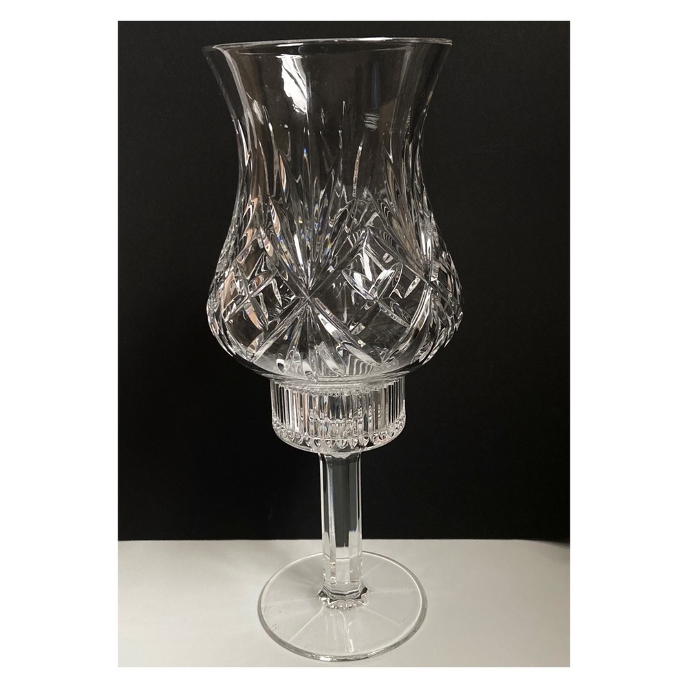 Cut Glass Candle Sconce